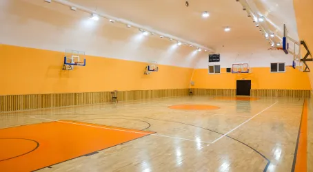 Спортивно-оздоровительный лагерь "Знамя" спортивный зал 31 м *15,5 м